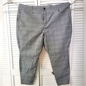 NWT American Eagle Hi-Rise Plaid Jegging 22 short